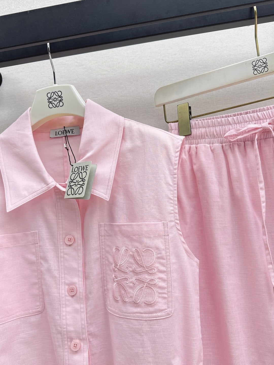 Loe 25ss vest pants set