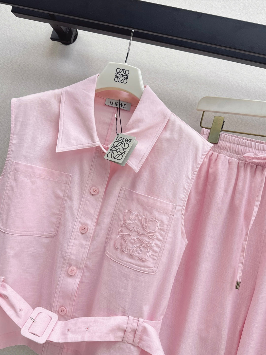 Loe 25ss vest pants set