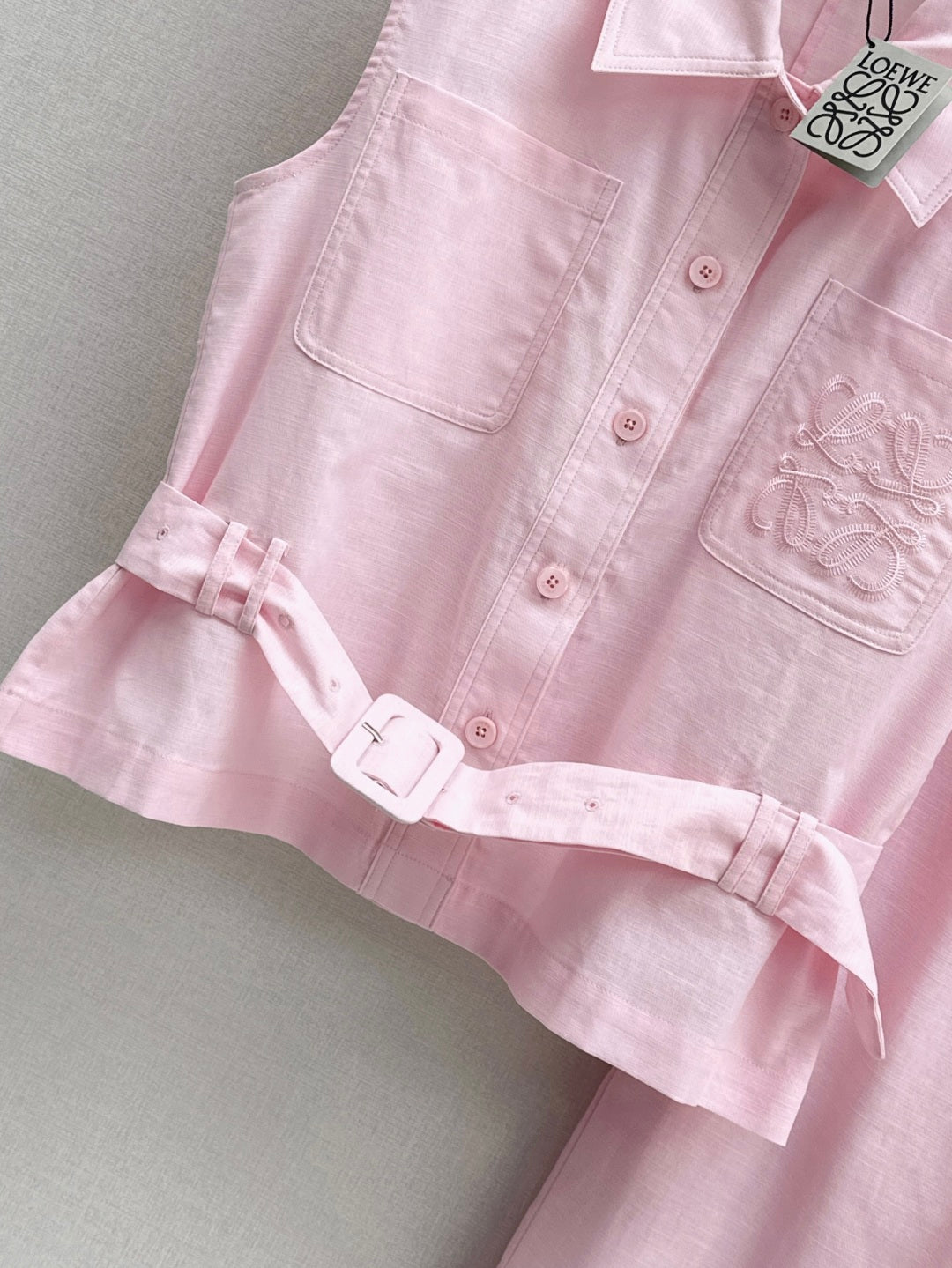 Loe 25ss vest pants set