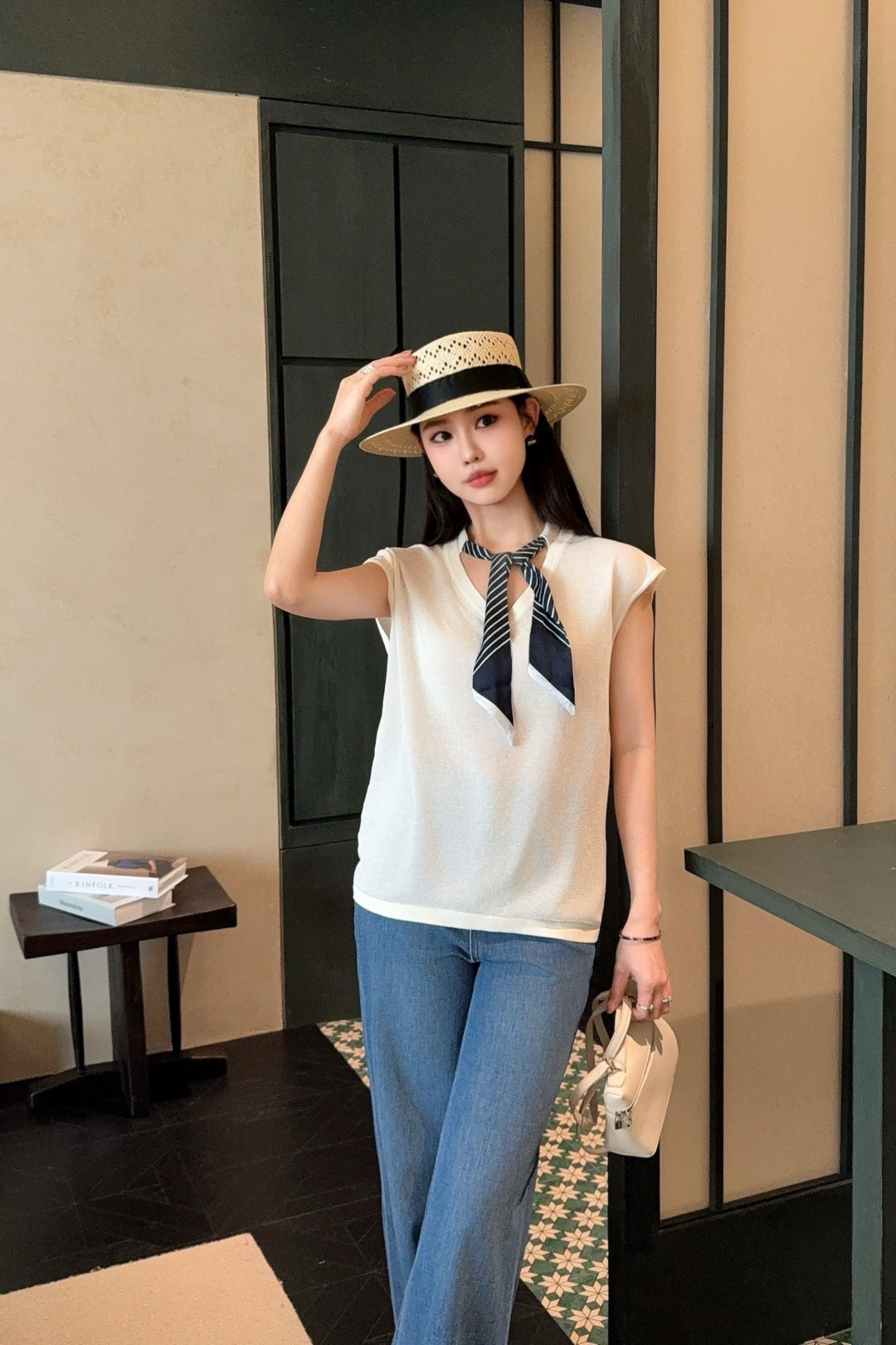 CD 25SS knit vest