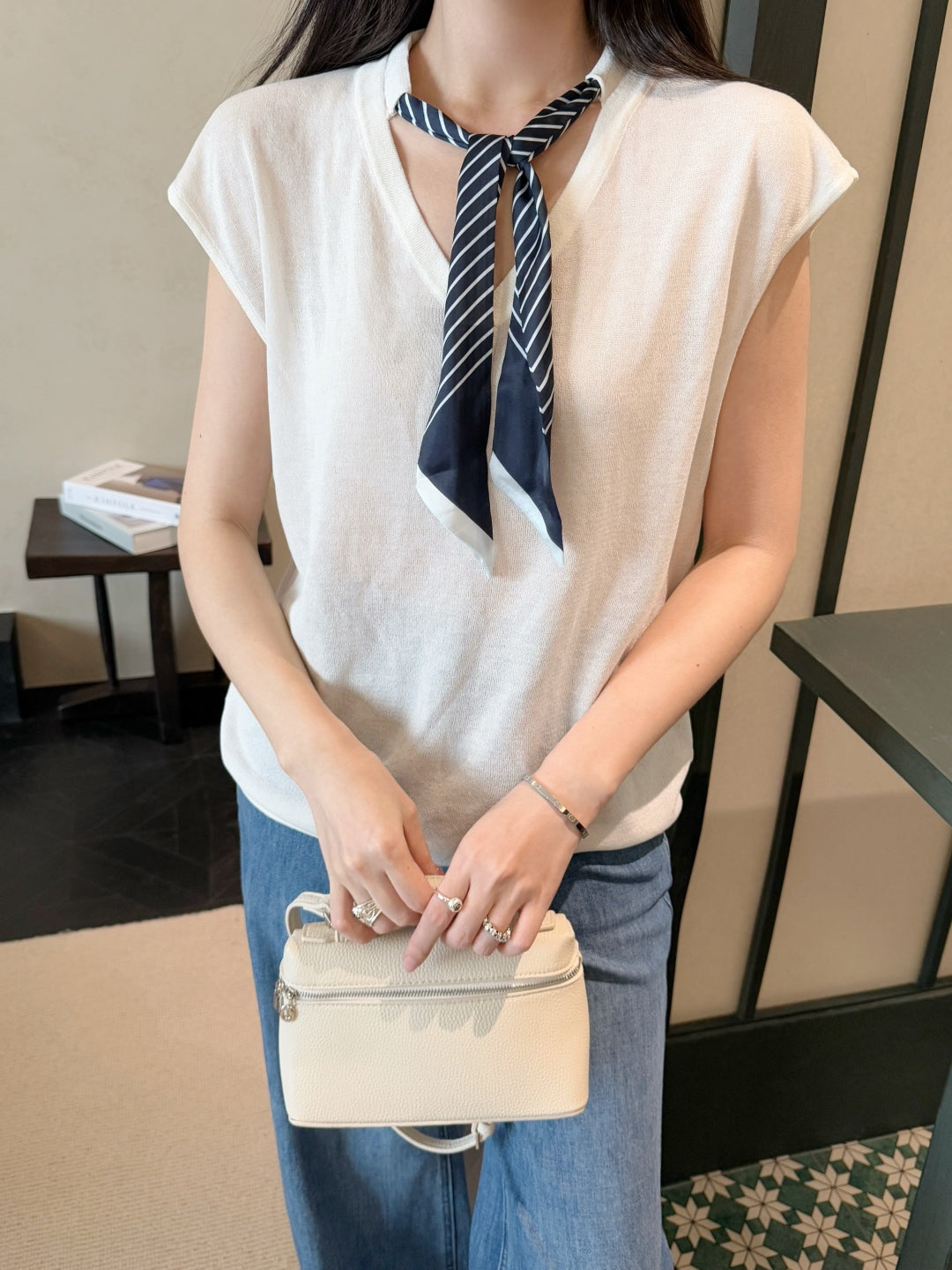 CD 25SS knit vest