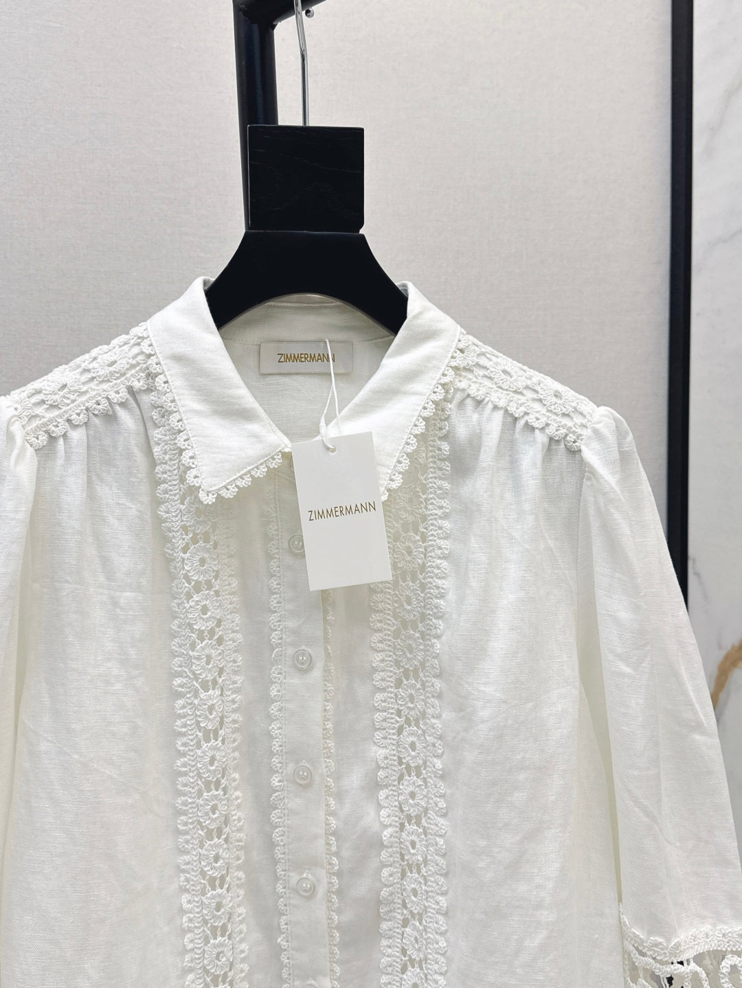 Zimm 25ss lace shirt