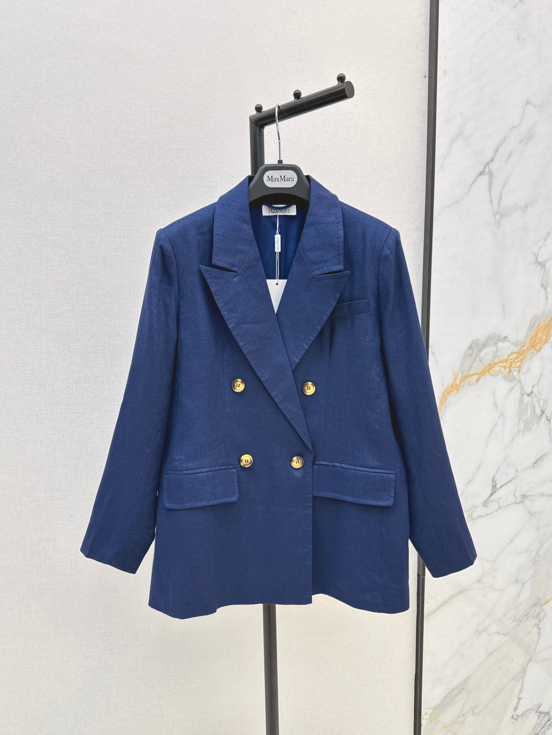 Max 25ss Linen blazer