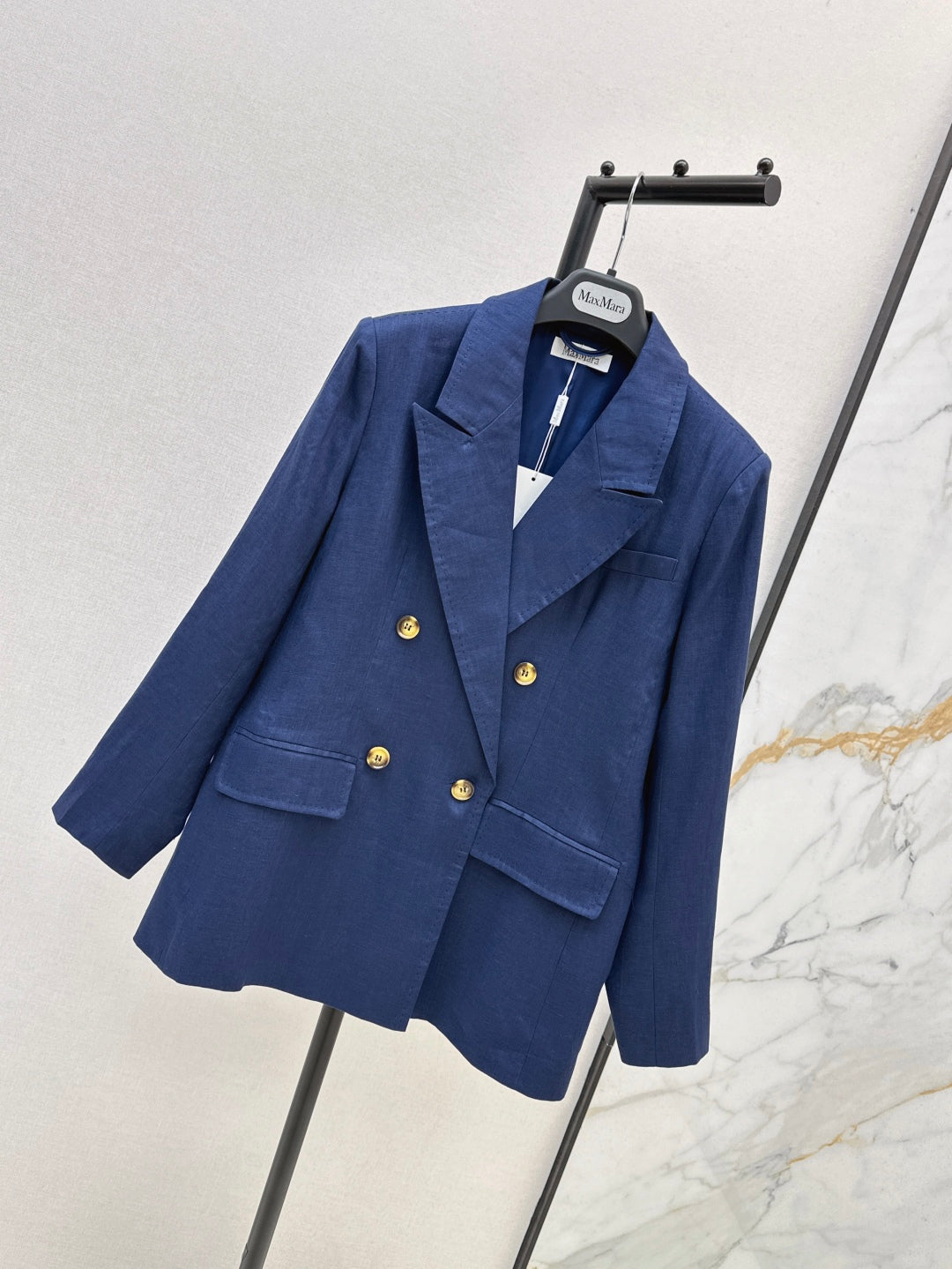 Max 25ss Linen blazer