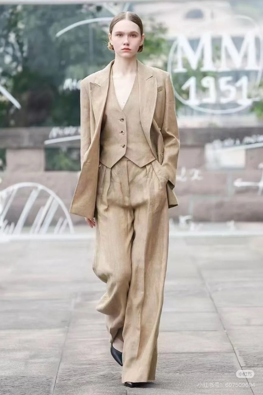 Max 25ss linen pants