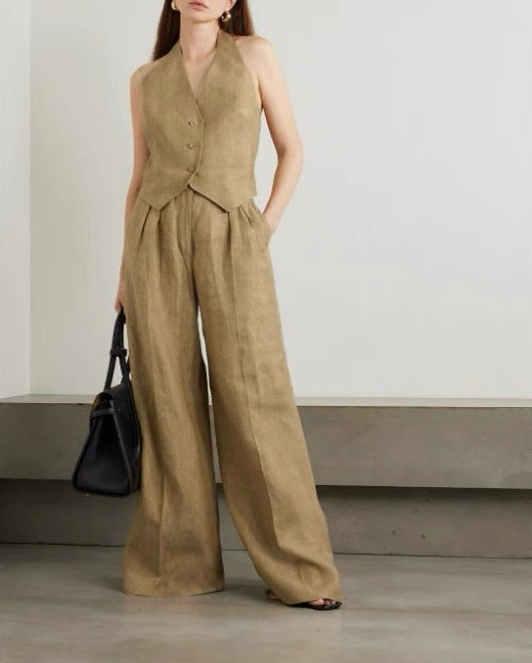 Max 25ss linen pants