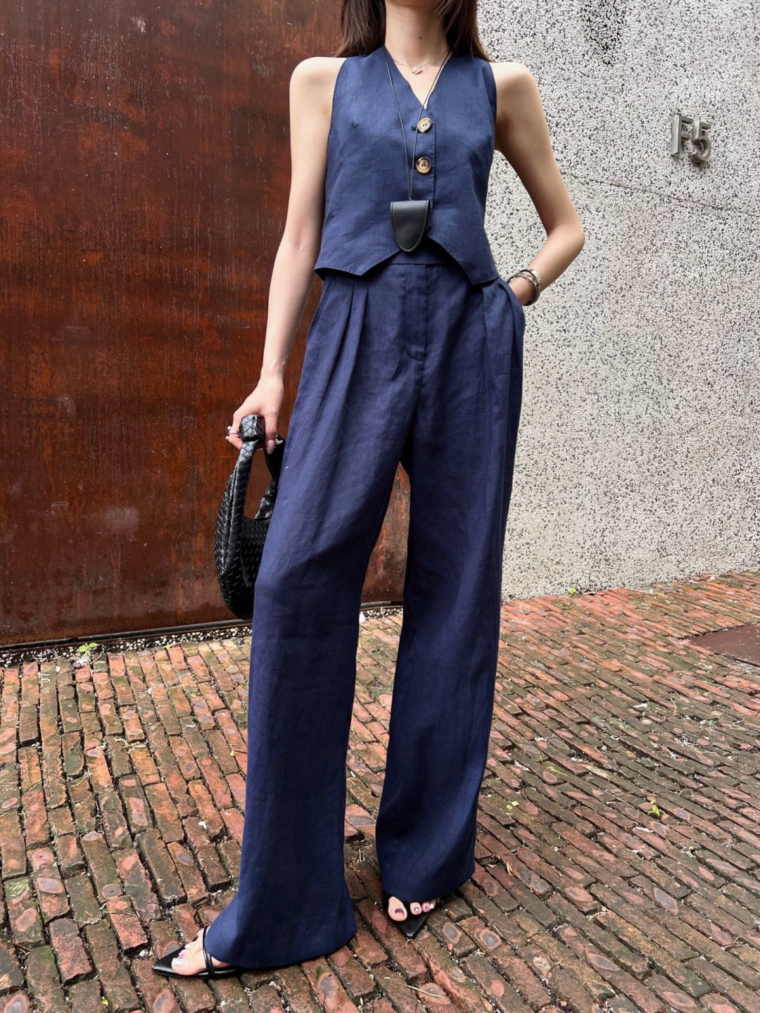 Max 25ss linen pants