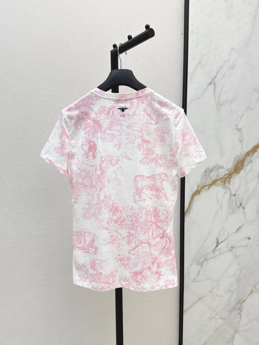 CD 25SS print t-shirt