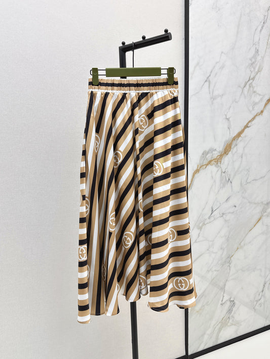 Guc 25ss print skirt