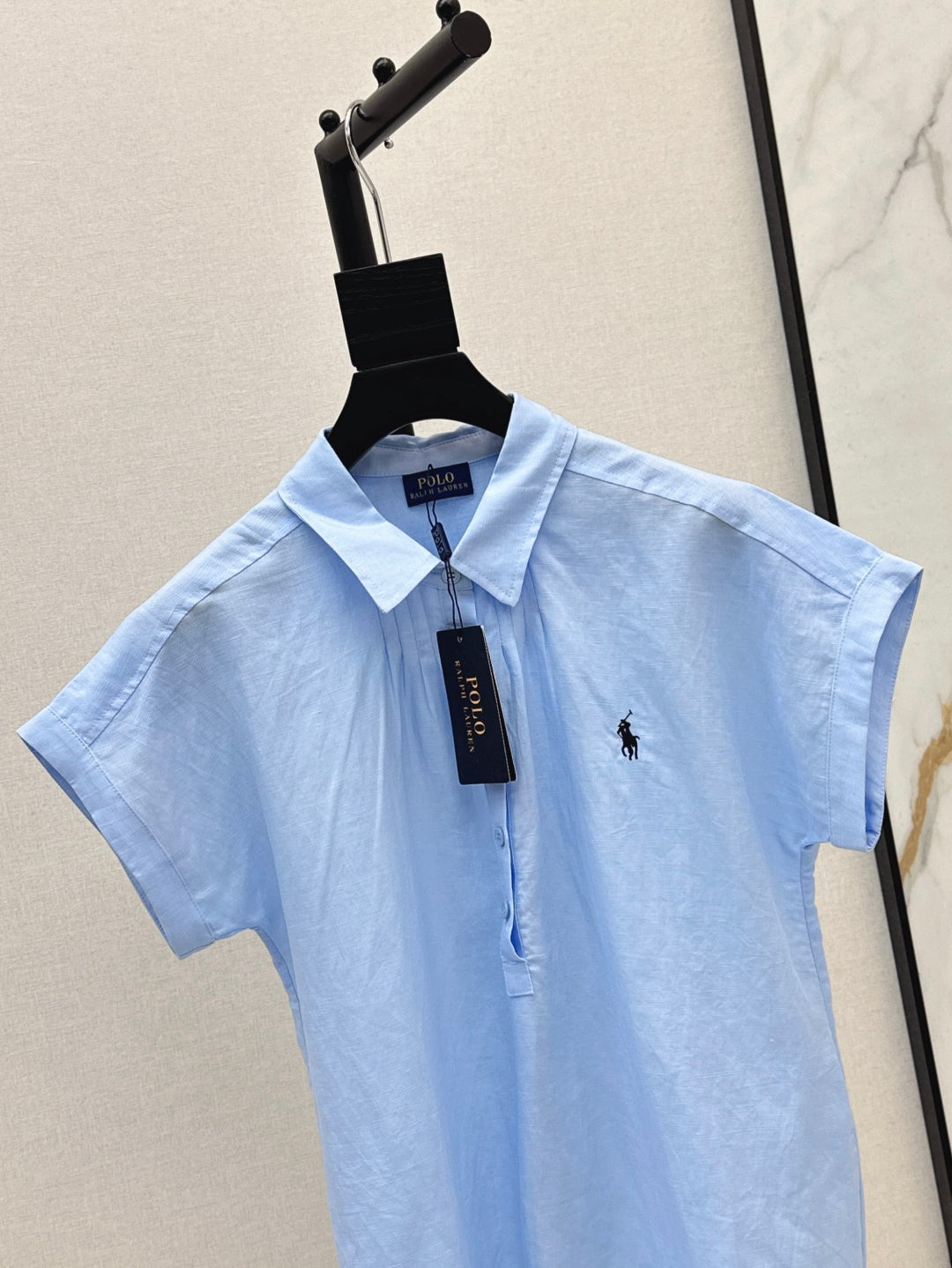 Ral 25ss linen polo shirt