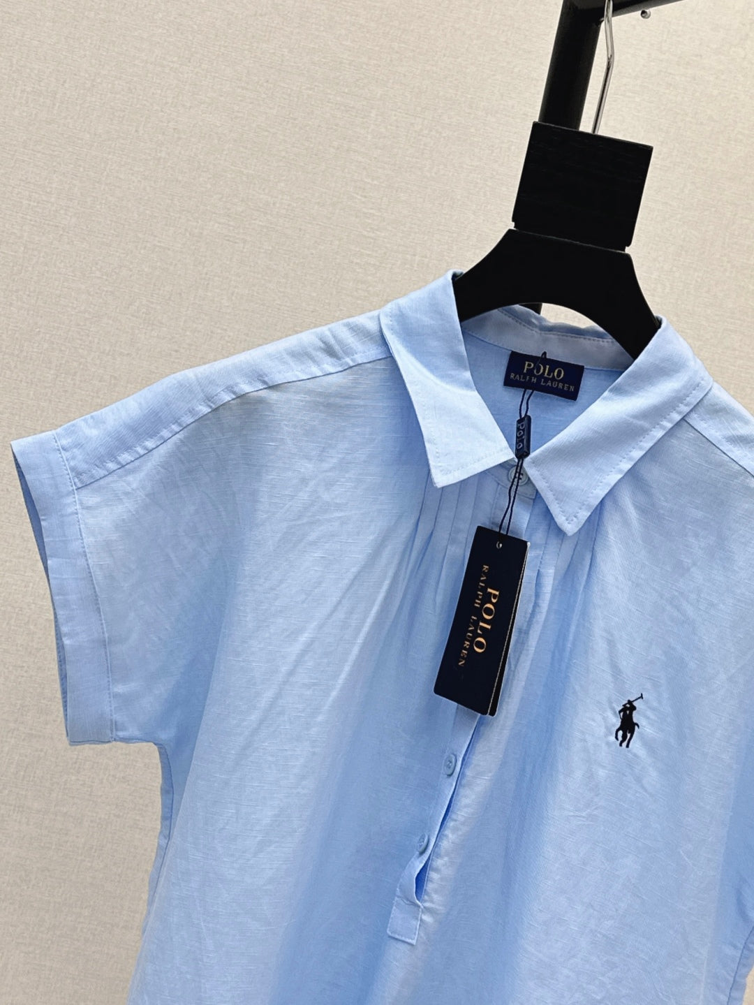 Ral 25ss linen polo shirt