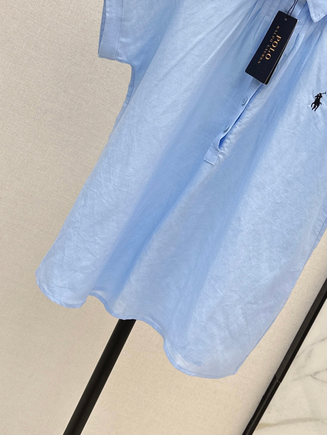 Ral 25ss linen polo shirt