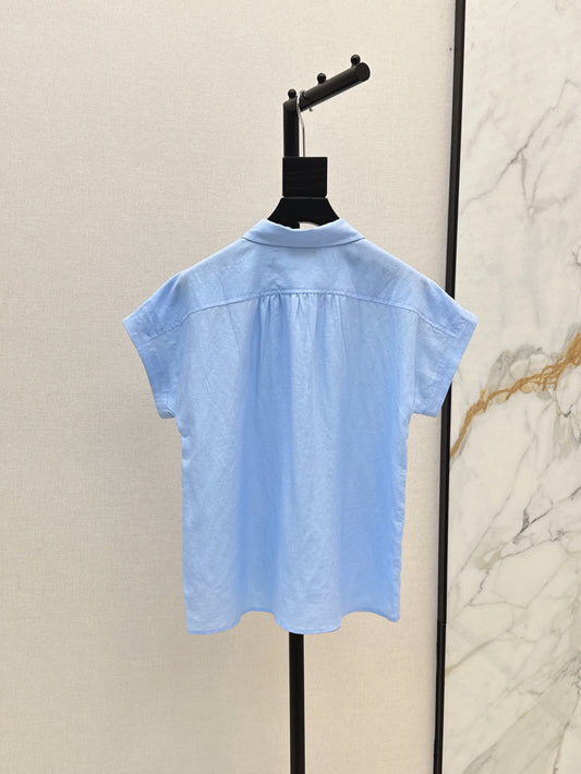 Ral 25ss linen polo shirt