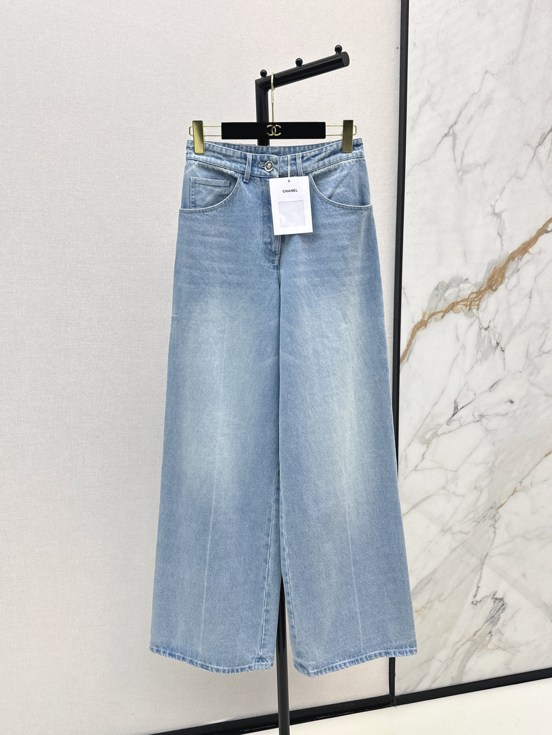 Chan 25ss beaded jeans
