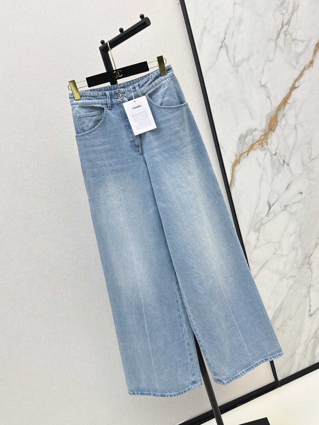 Chan 25ss beaded jeans