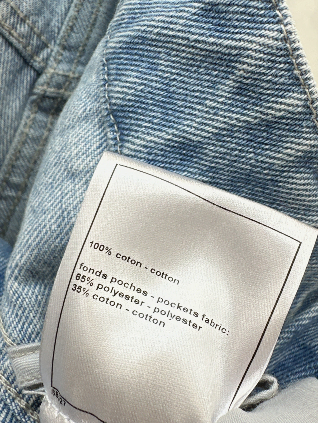 Chan 25ss beaded jeans