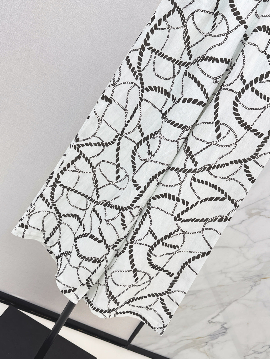 Herm 25ss linen print pants