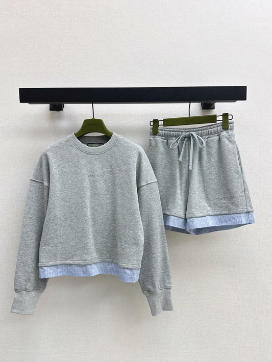 Guc 25ss sweatshirt suit