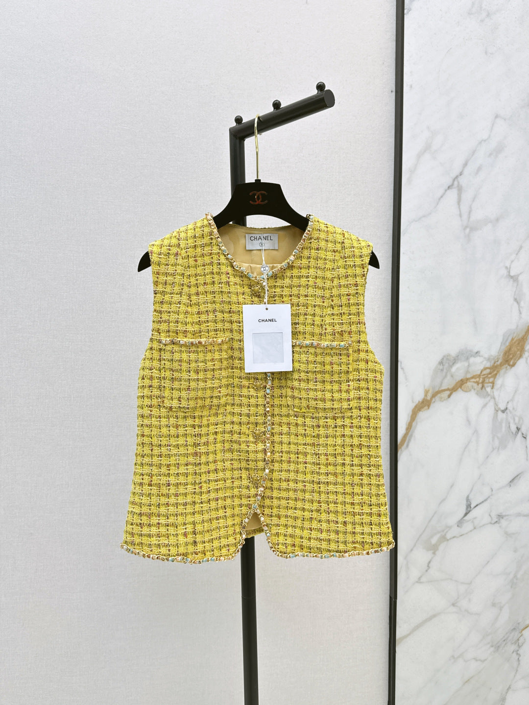 Chan 25ss woven vest
