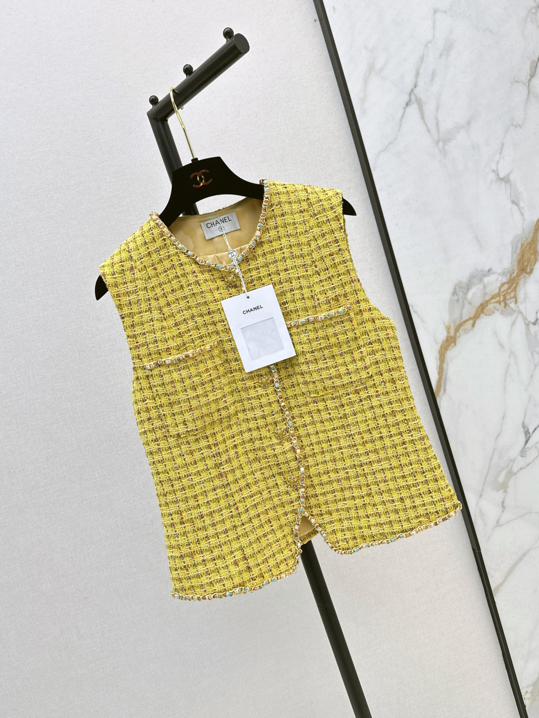 Chan 25ss woven vest