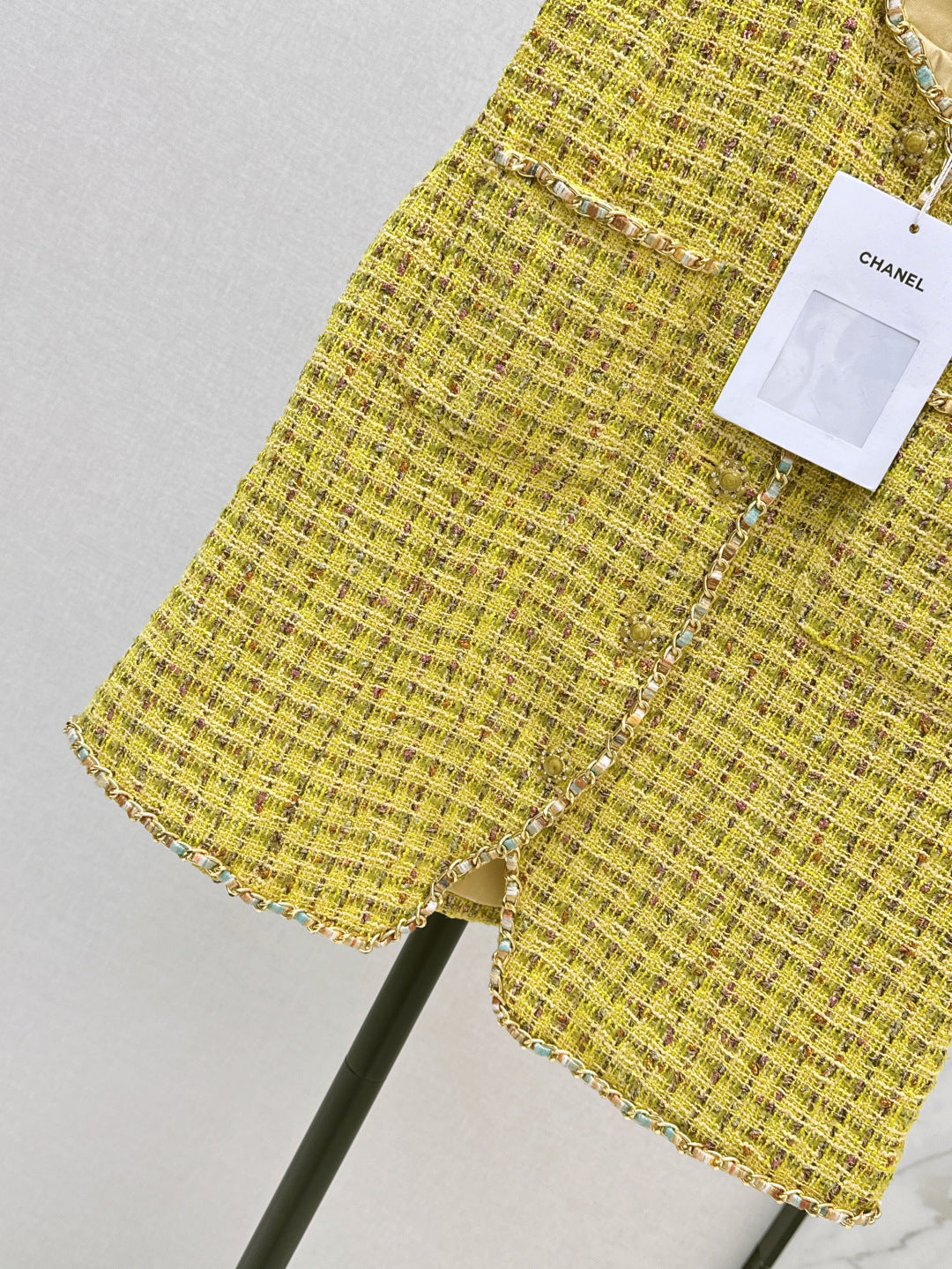 Chan 25ss woven vest