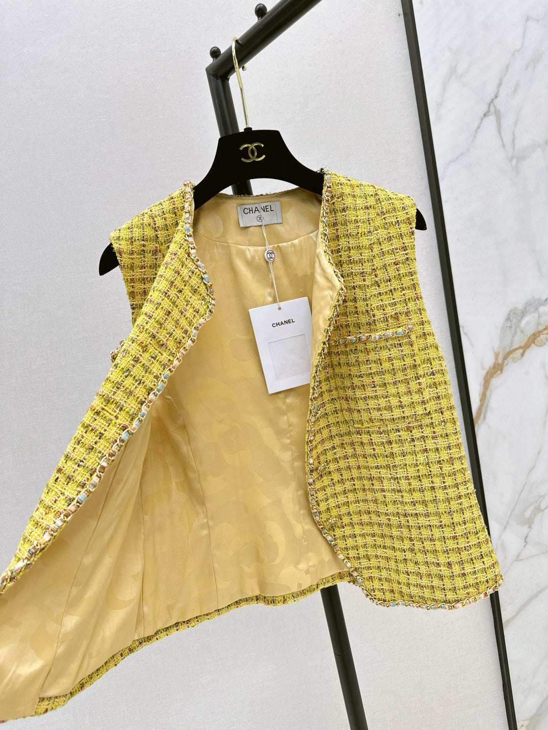 Chan 25ss woven vest