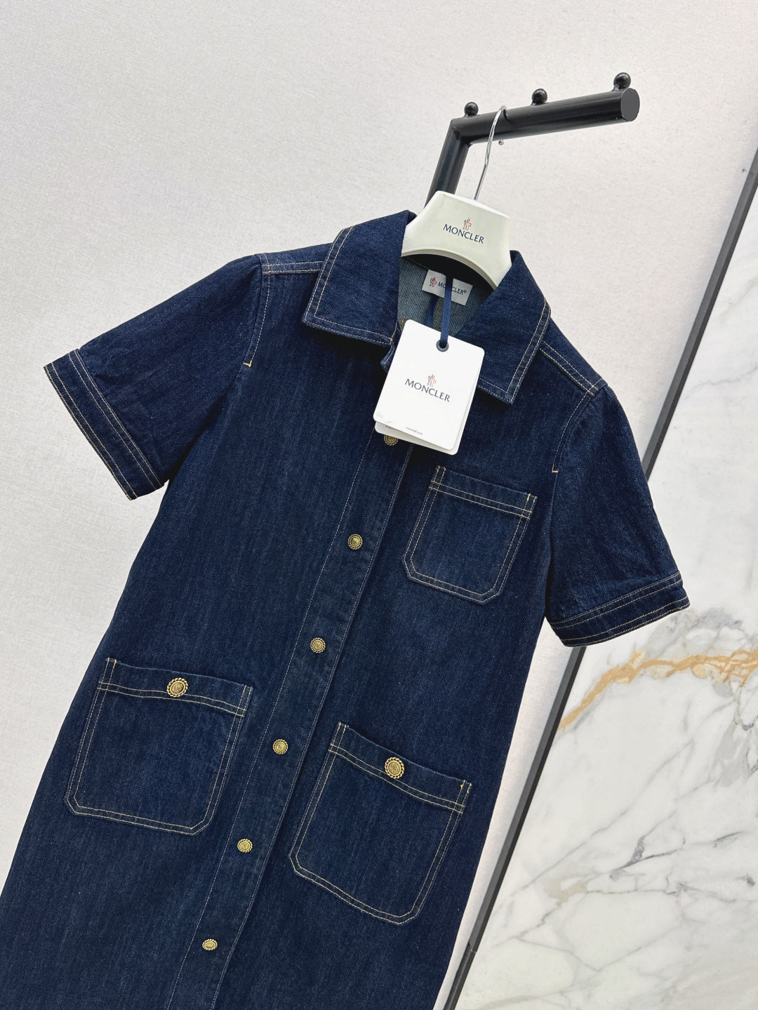 Monc 25ss denim dress