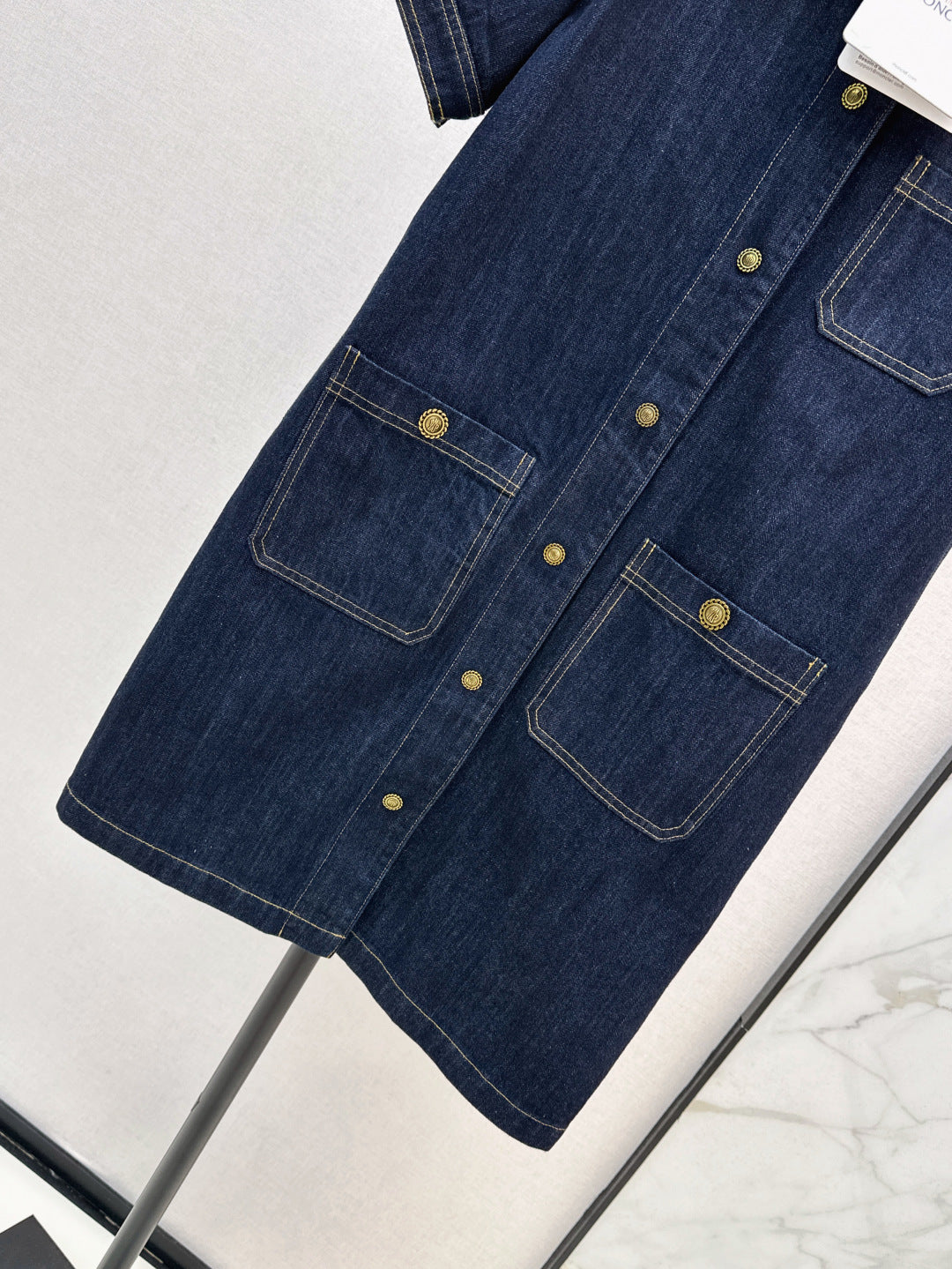 Monc 25ss denim dress