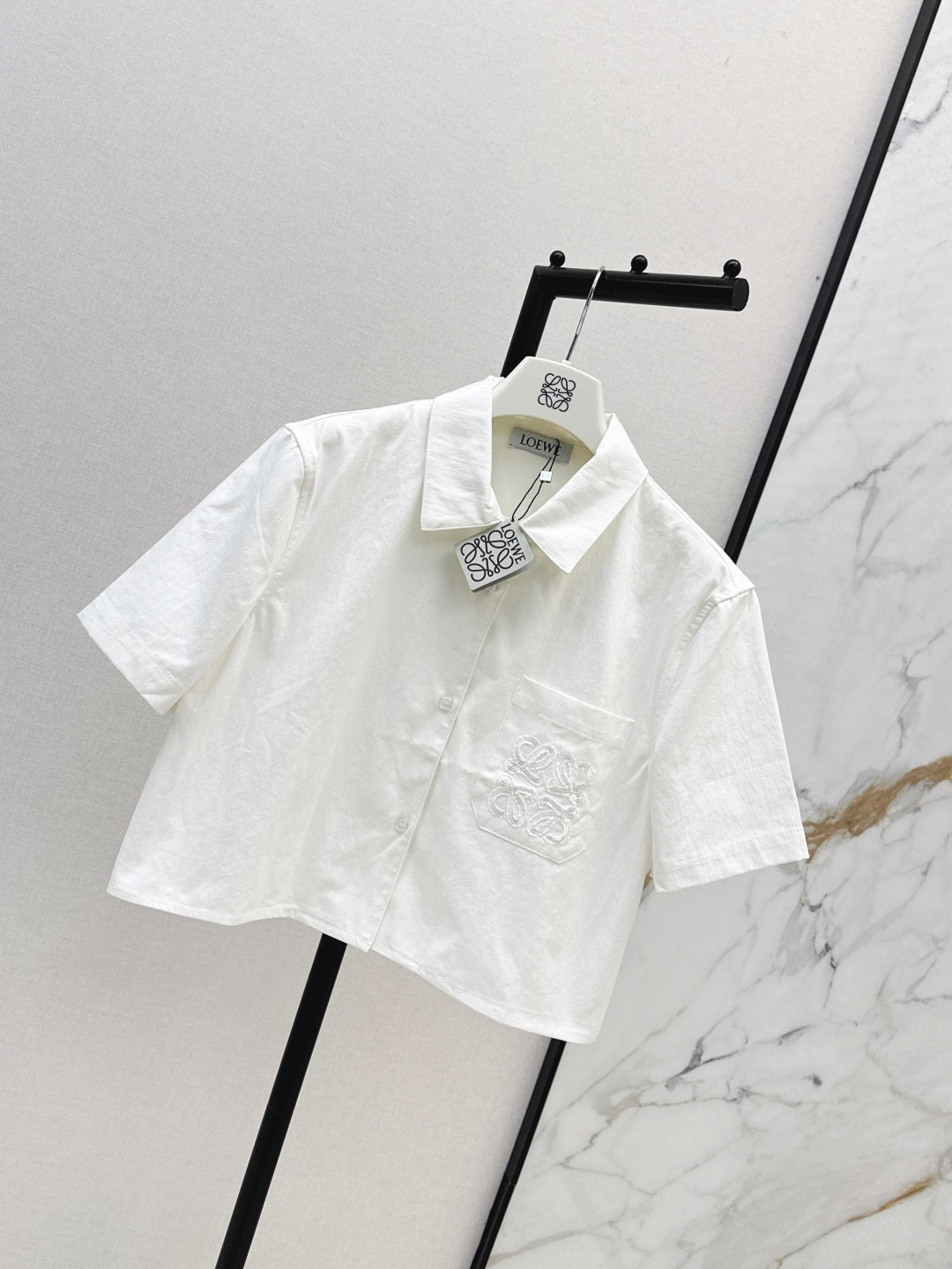 Loew 25ss embroidered shirt