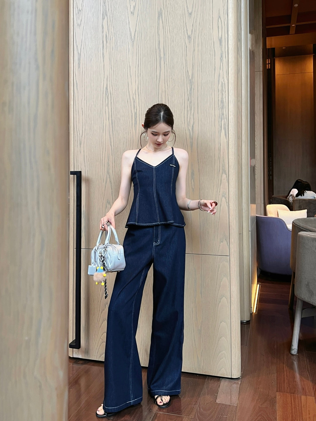 Miu 25ss denim camisole