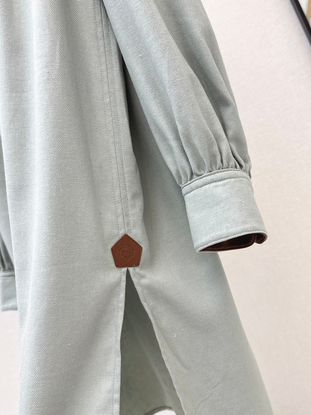 Loro 25ss shirt dress