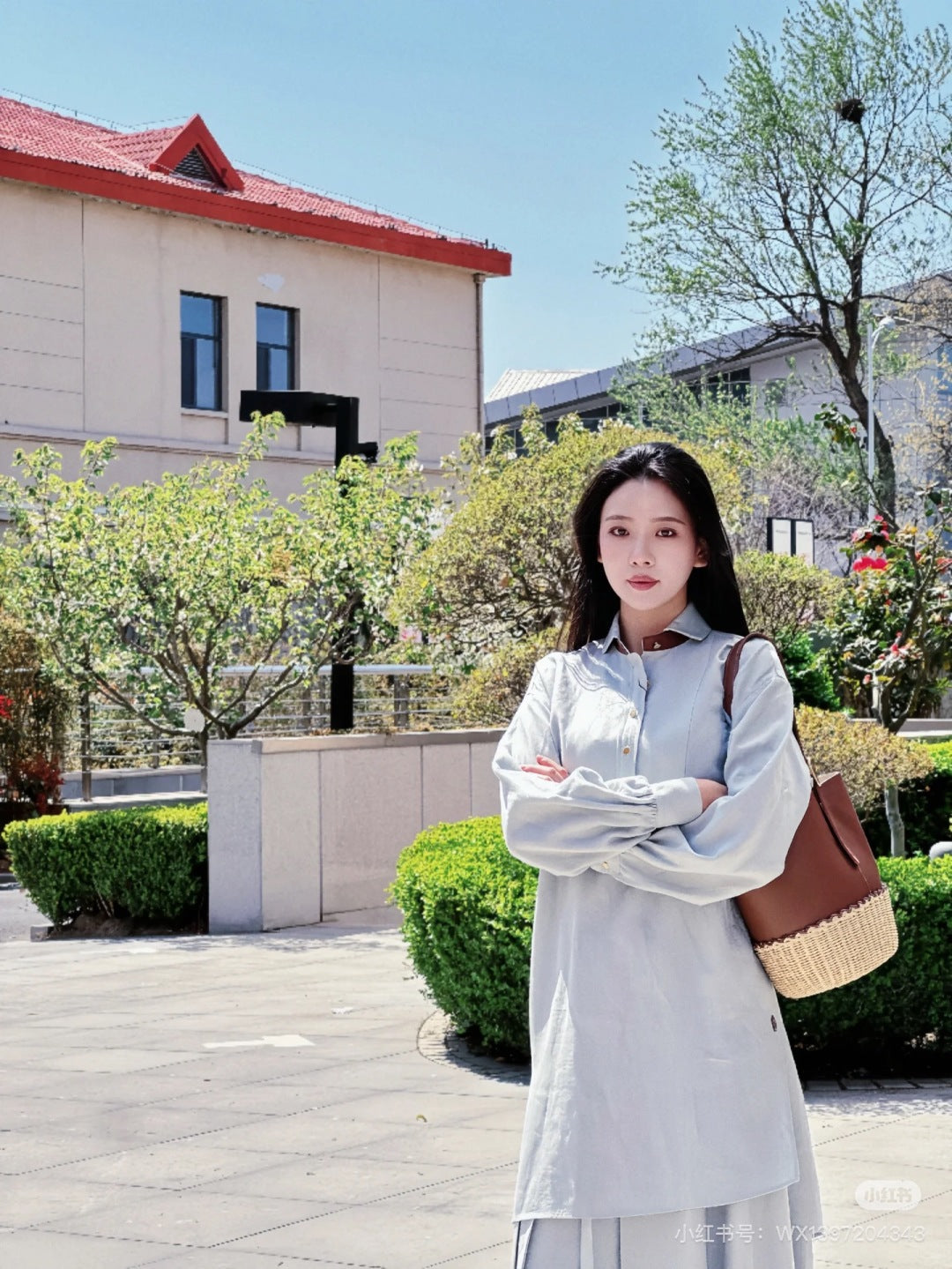 Loro 25ss shirt dress