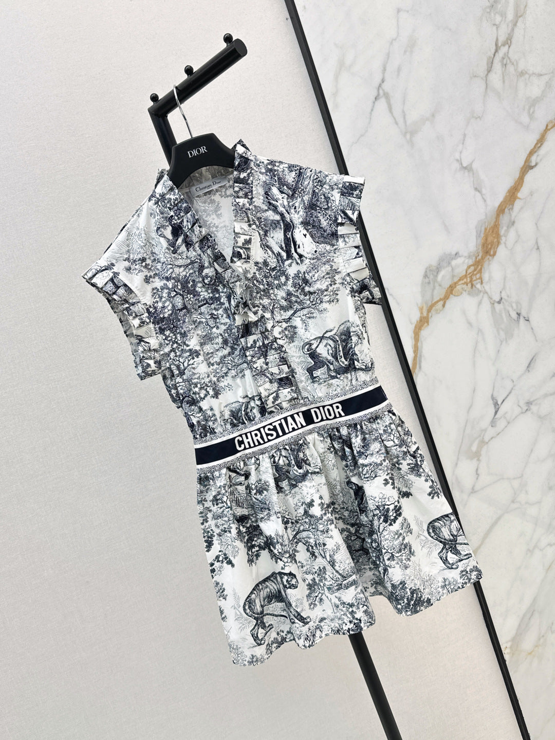 CD 25SS print dress