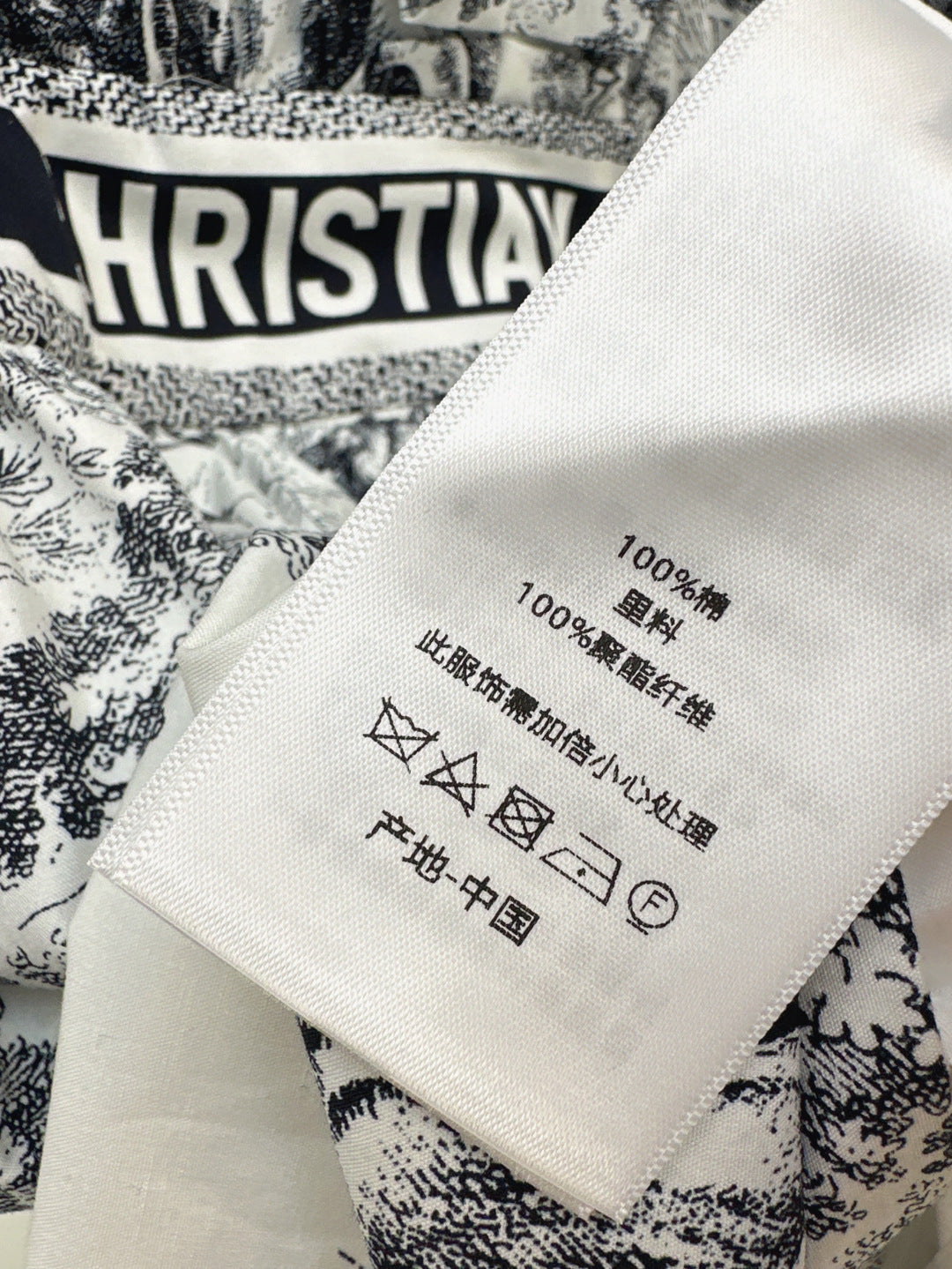 CD 25SS print dress