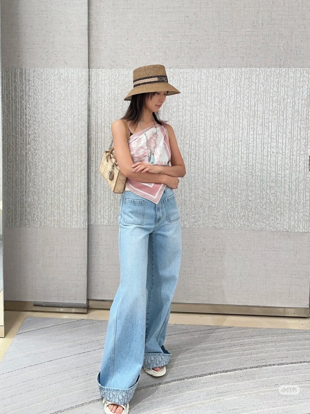 CD 25ss jacquard jeans