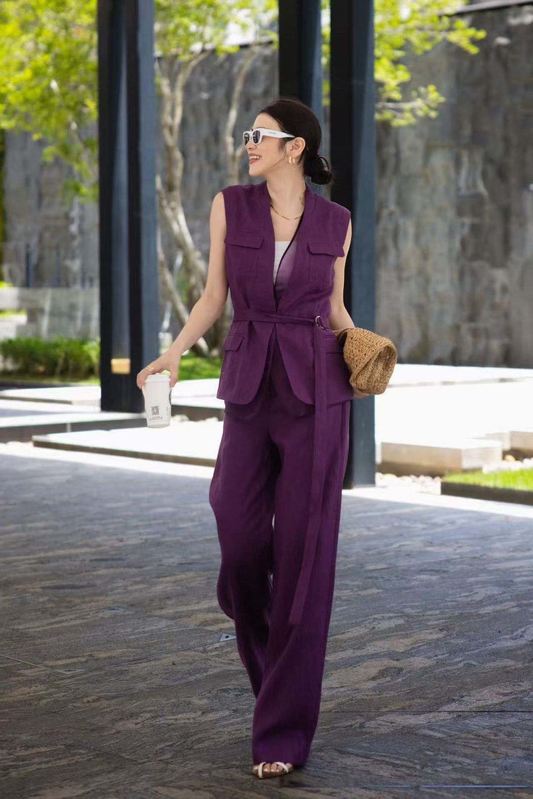 Brune 25ss linen suit
