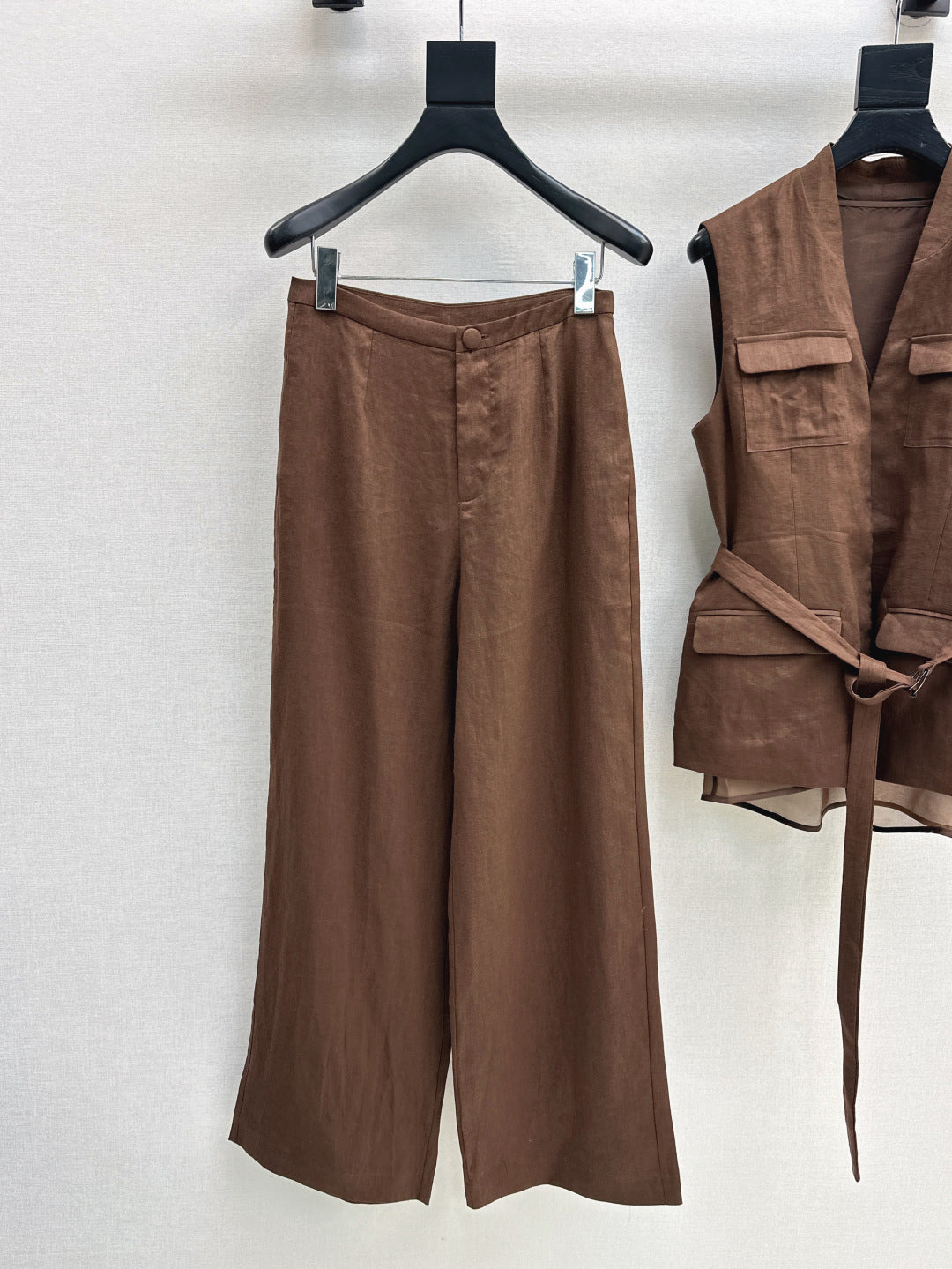 Brun 25ss vest suit