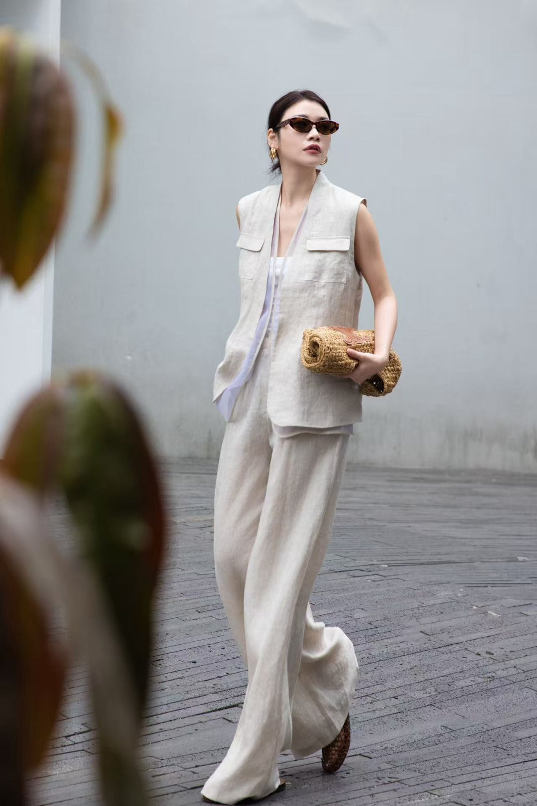 Brun 25ss linen suit
