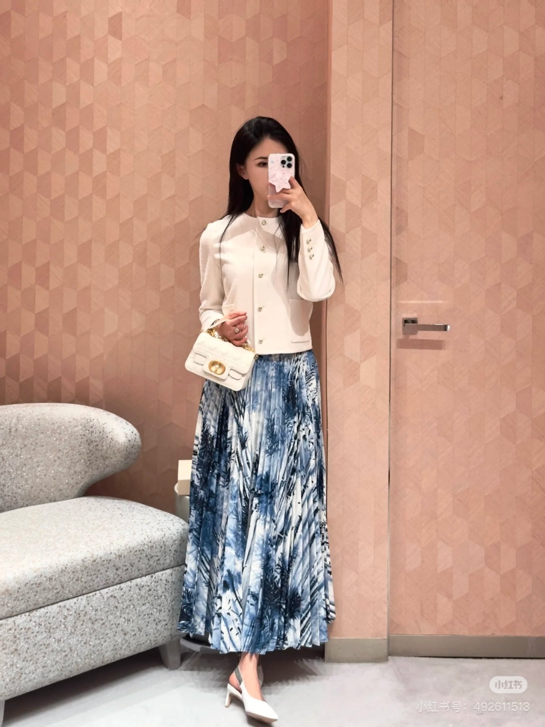 CD 25ss pleated skirt