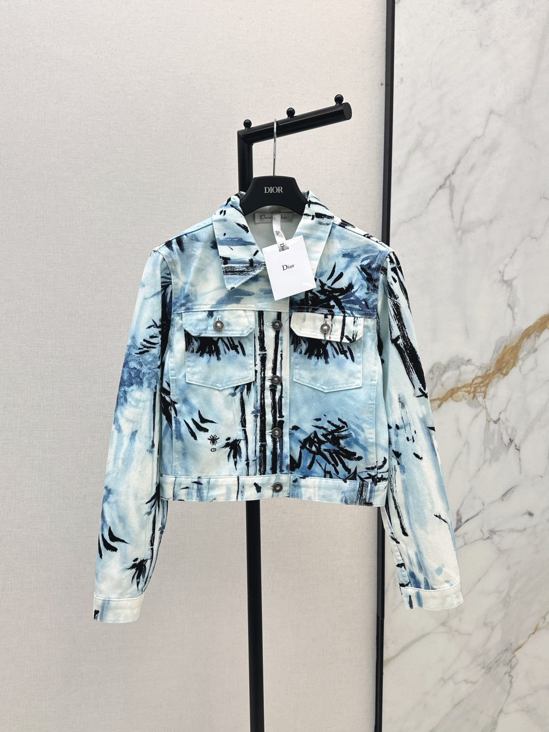 CD 25ss print denim jacket