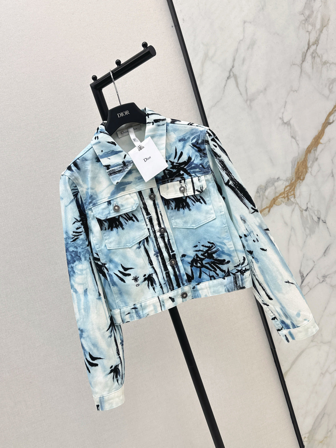 CD 25ss print denim jacket