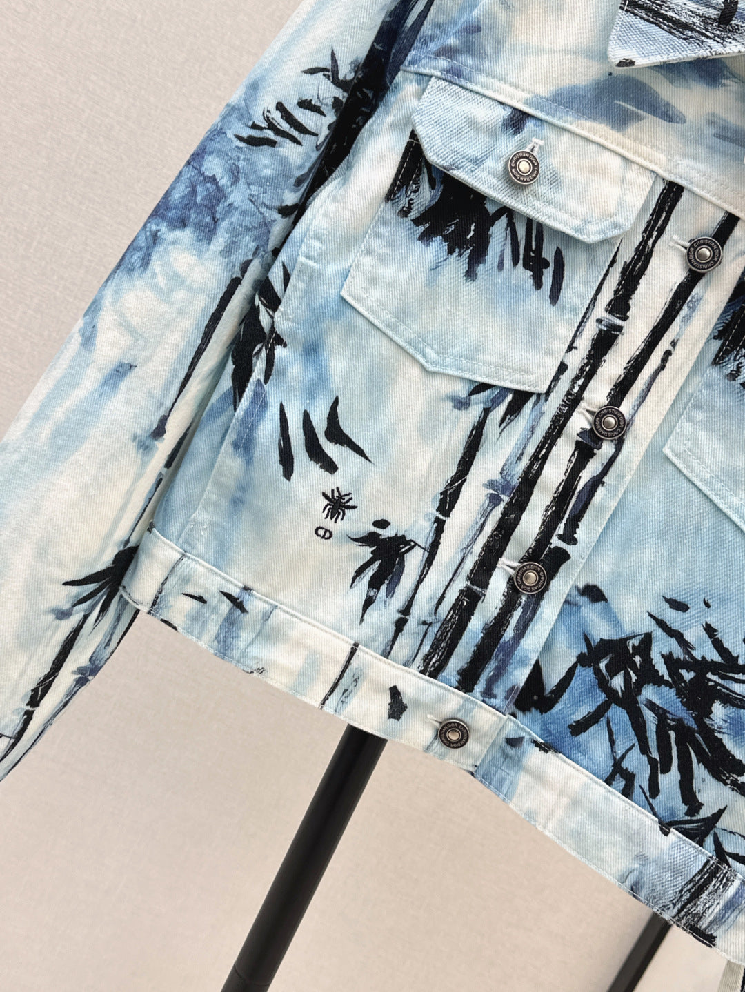CD 25ss print denim jacket