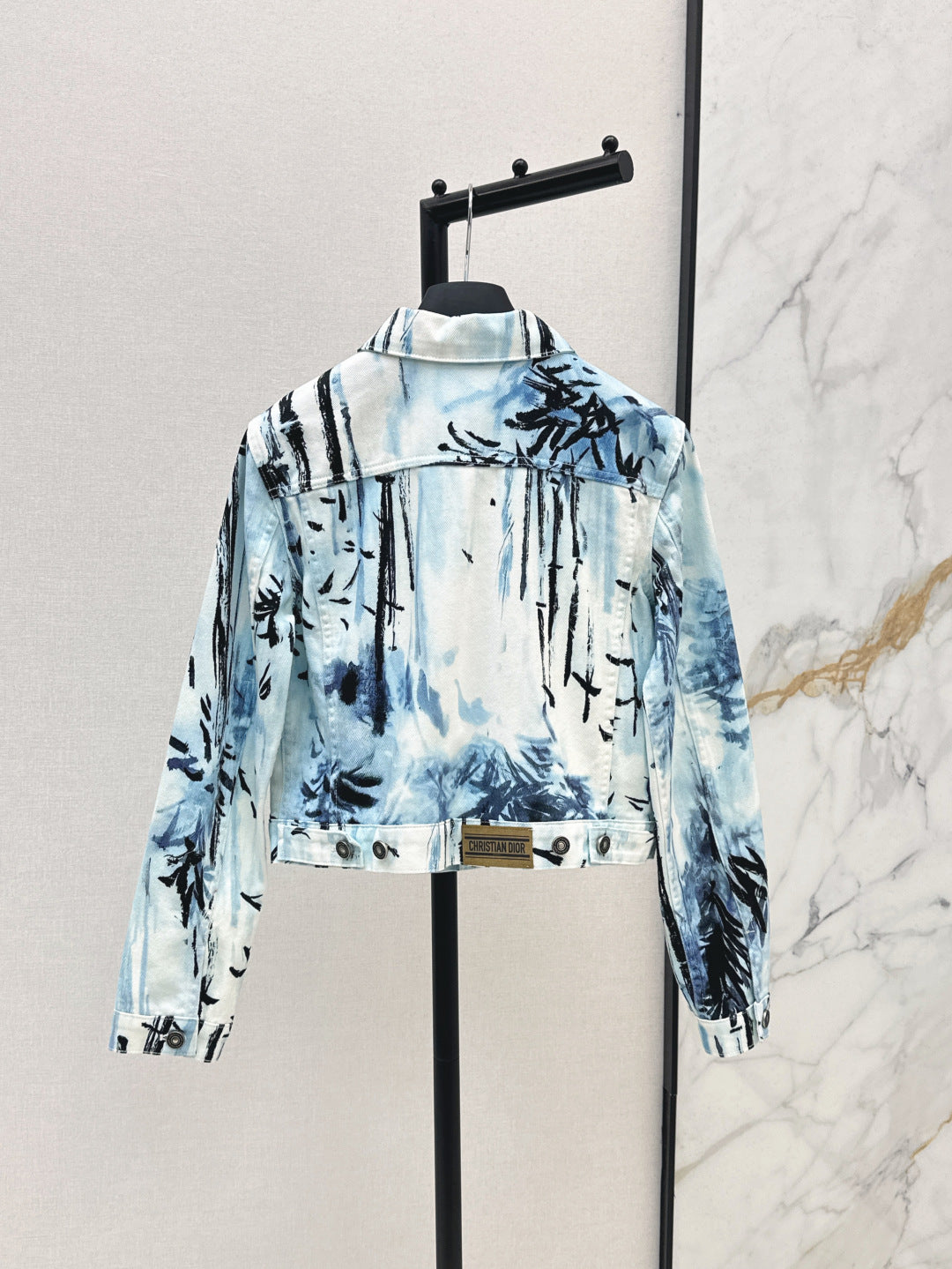 CD 25ss print denim jacket