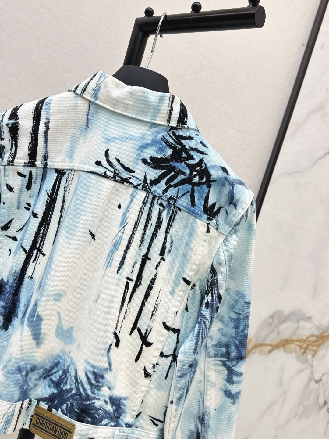 CD 25ss print denim jacket