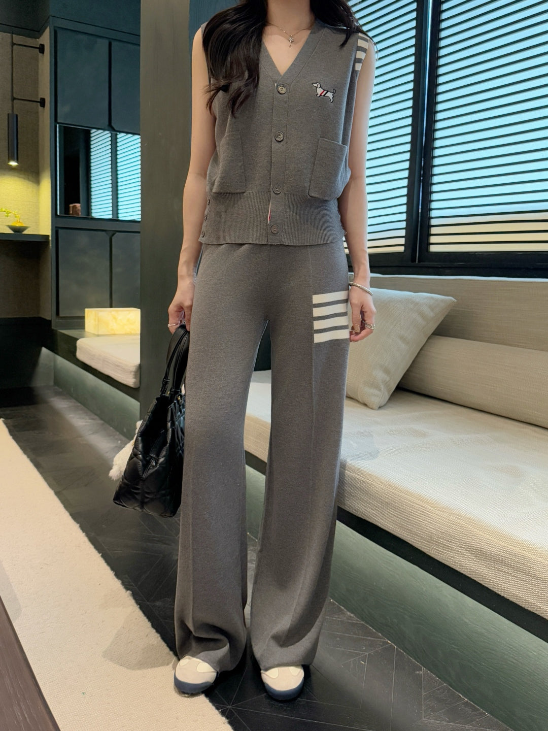 Thom 25ss knit suit