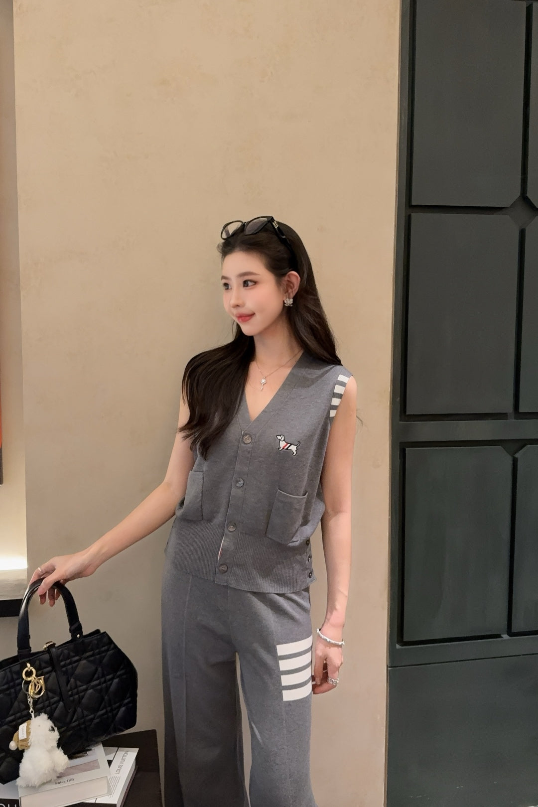 Thom 25ss knit suit