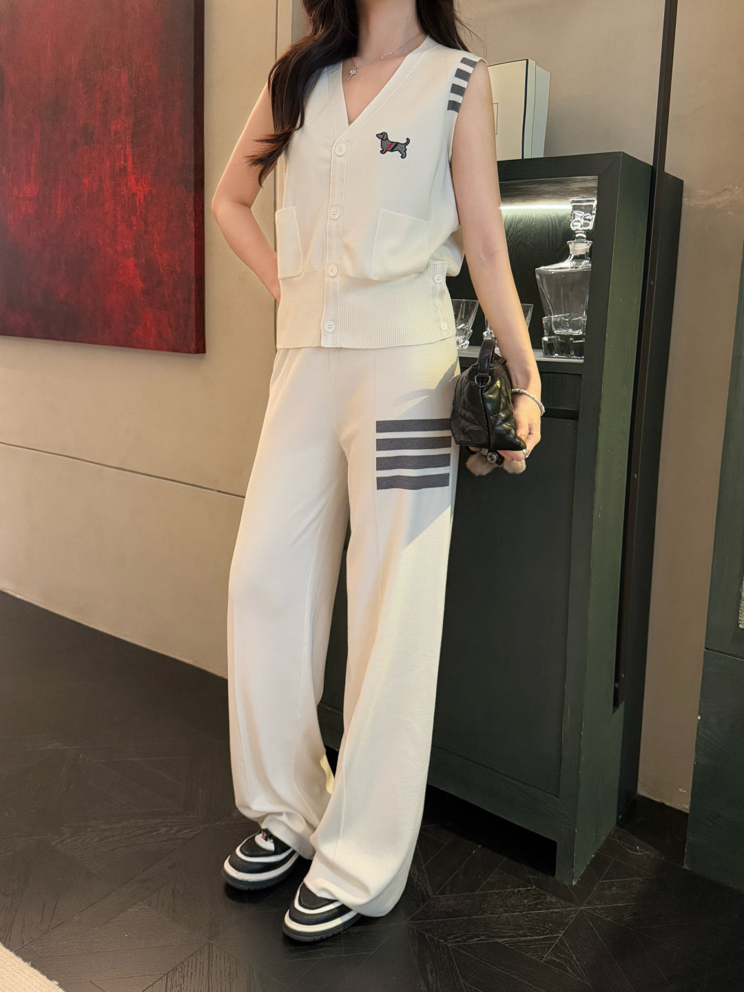 Thom 25ss knit suit