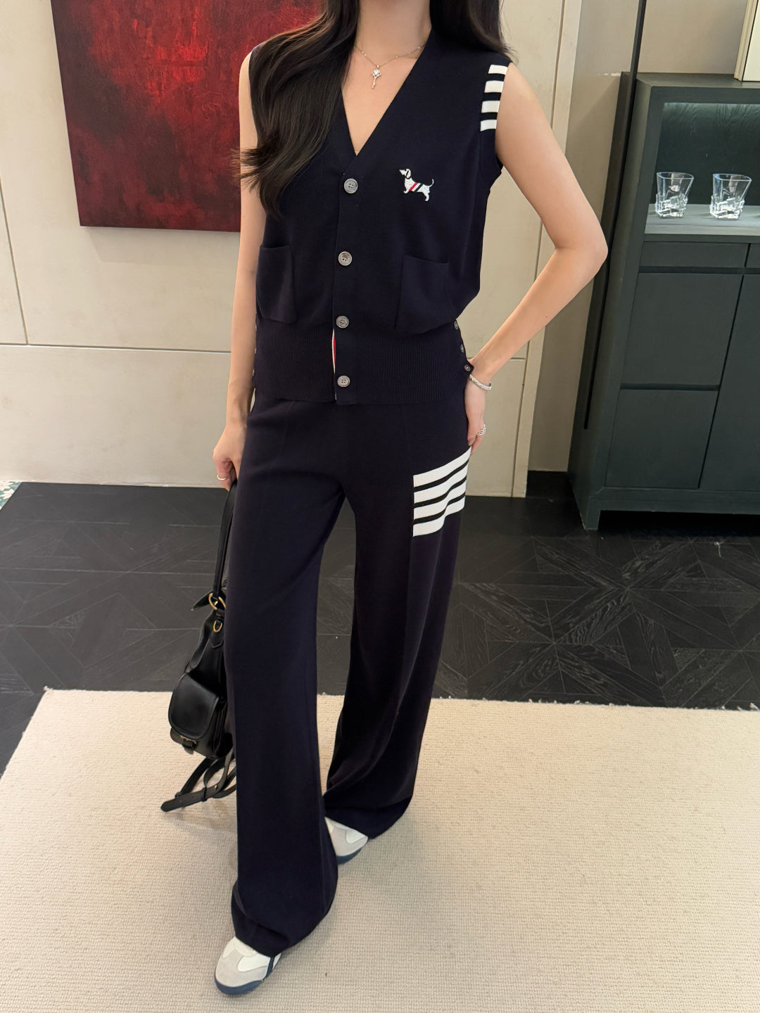 Thom 25ss knit suit