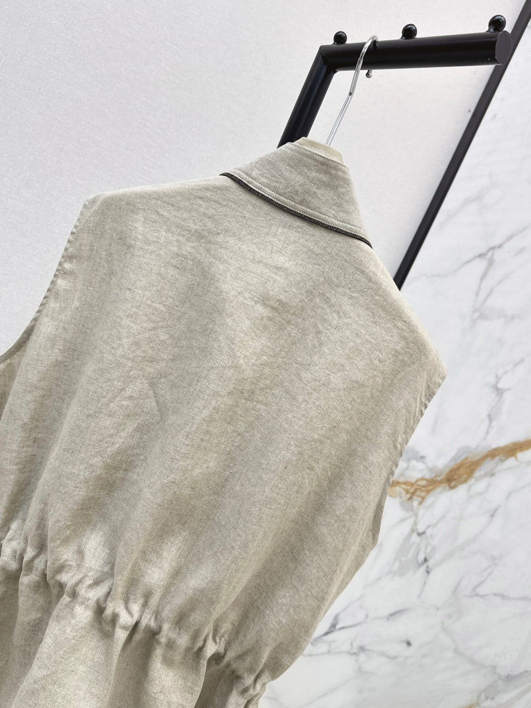 Brun 25ss linen vest