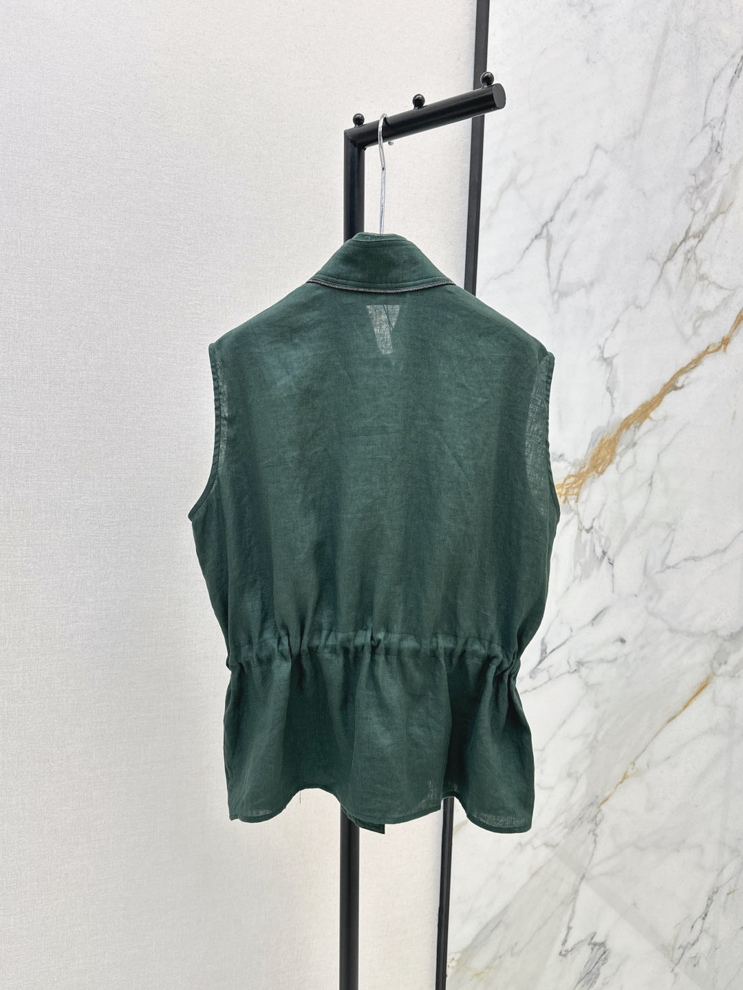 Brun 25ss linen vest